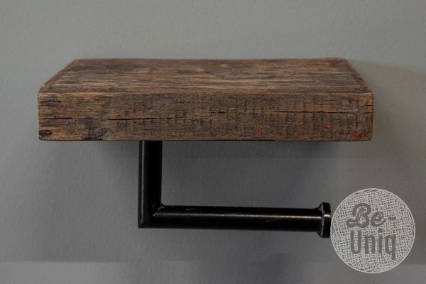 Picture of Toiletrol houder oud rustiek enkel