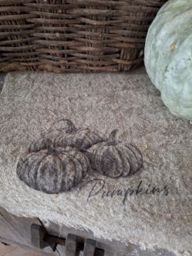 Picture of Shabby doek herfst pompoen
