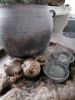 Picture of Metalen kerstbal sneeuwvlok antique 8 cm