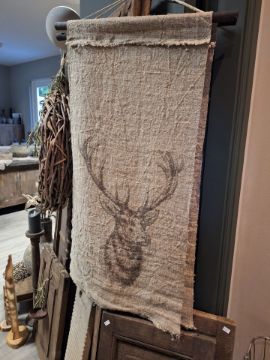 Picture of Wanddoek rendier 45 x 95 cm