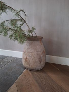 Picture of Mooie Nepalese kruikpot met graveerwerk XL nr. 2
