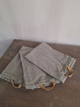 Picture of Linnen look keukendoeken grey olive