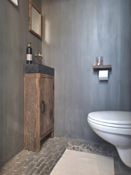 Picture of Landelijk rustiek toilet meubel