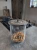 Picture of Glazen voorraadpot L vintage grey
