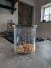Picture of Glazen voorraadpot L vintage grey
