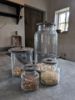 Picture of Glazen voorraadpot L vintage grey
