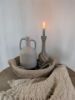 Picture of Authentieke stenen schaal rond met handvat beige | nr. 2