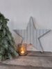Picture of Houten ster oud grijs 48