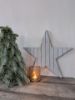 Picture of Houten ster oud grijs 48