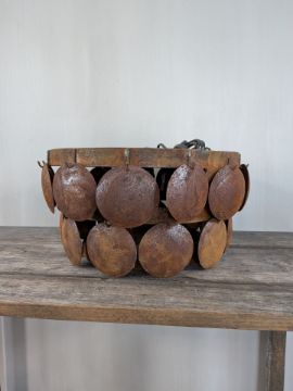 Picture of Schijvenlamp roest plafonnière 35 cm