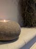 Picture of Set van twee rivier stenen waxinelichtjes