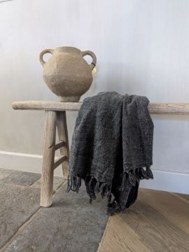 Picture of Plaid Cloth linnen katoen | Antraciet