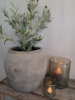 Picture of Windlicht bubbelglas Stone | 11 cm