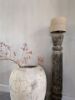 Picture of Baluster vloerlamp met beige linnen kap