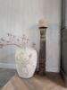 Picture of Baluster vloerlamp met beige linnen kap